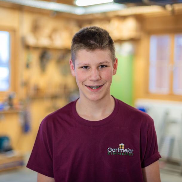 Christoph Baumgartner, Auszubildender