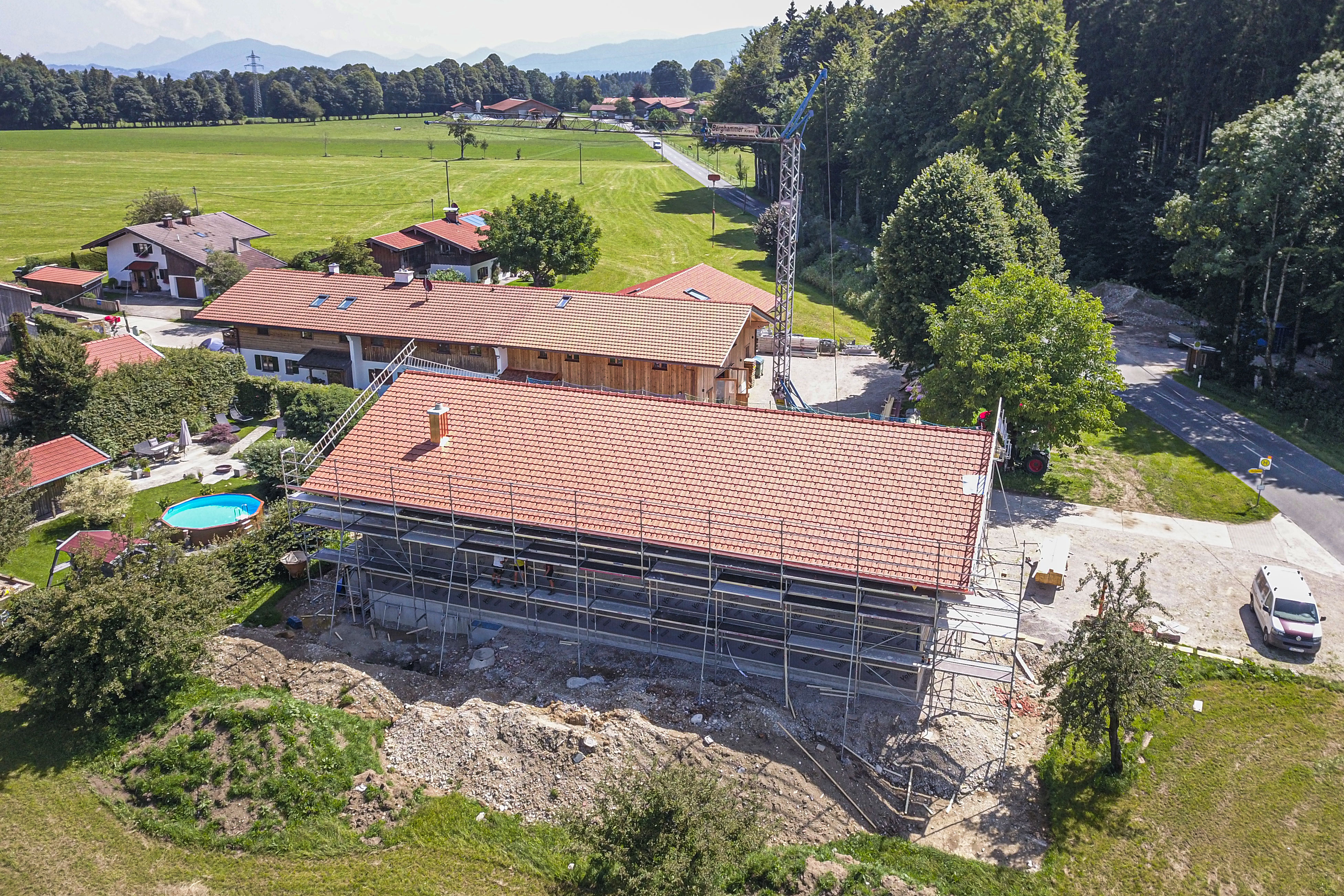 Firmensitz der Zimmerei Gartmeier im Bau