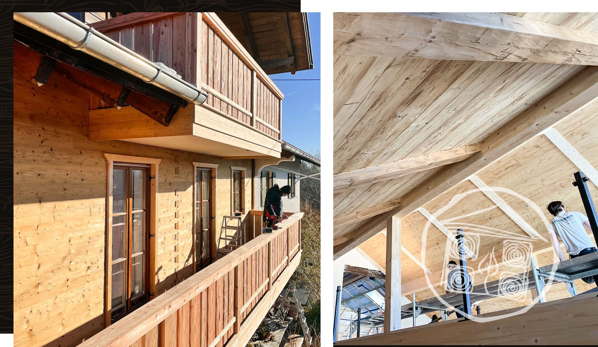 Sanierung von Altbaueten durch die Zimmerei Gartmeier