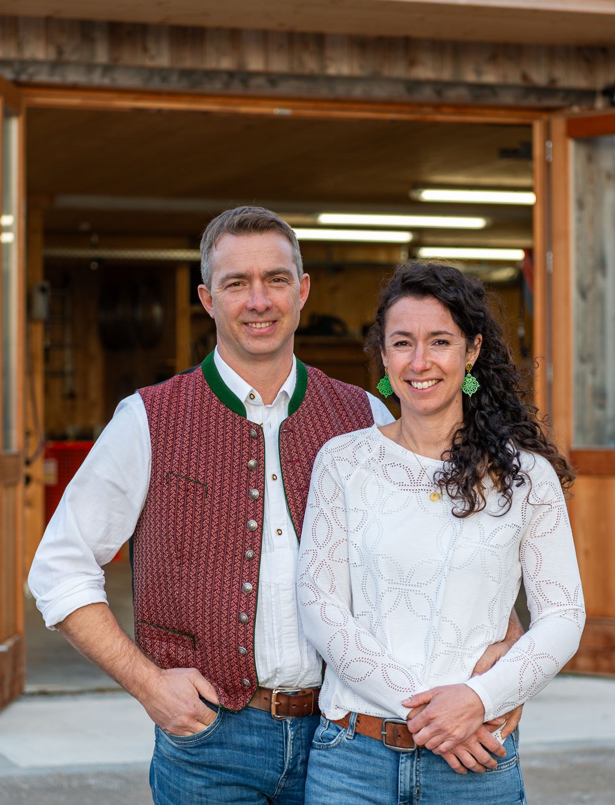 Zimmerermeister Andreas Gartmeier und Kathrin Gartmeier